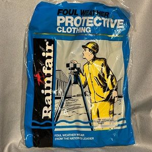 Vintage Rainfair Foul Weather Jacket SZ XL